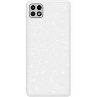 Samsung Galaxy A22 Lignes etoilees Verstevigd hoesje met sublimatie bedrukking