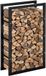 HOMCOM Étagère murale - Bois - Métal - Noir - 60x25x100cm