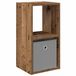 vidaXL Table de chevet bois de récupération 30,5 x 27 x 59,5 cm bois traité