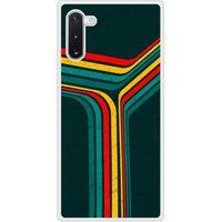 Samsung Galaxy Note Retro lines Verstevigd hoesje met sublimatie bedrukking