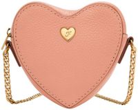 FOSSIL Schoudertas Vday Heart Zip Ethereal Pink Zalmroze