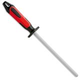 F. Dick Keramisch aanzetstaal (lengte 20 cm, korrel 1.000, duurzaam, rond aanzetstaal, kleur rood/zwart, messenslijper) 78121202-63