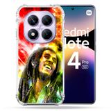 Versterkte Xiaomi Versterkte hoes voor Redmi Note 14 Pro 5G Muziek Bob Marley Color