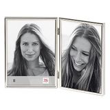 Walther Design Chloe Double Portrait Frame, Silver, 2X 9x13 cm (Portrait)