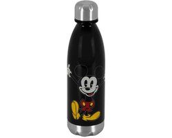 Mickey Karactermania Disney Mickey Mouse Tritan Drinkfles Zwart 0.7L
