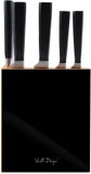 Vialli Design FINO Messenset met messenblok - RVS - Hout - Zwart