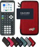Texas Instruments TI-84 Evo-T Rood Grafische Rekenmachine met WYNGS Beschermhoes