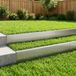 vidaXL Tuinprofiel voor afdekking, 10 pièces, 100 x 6 x 15 cm, acier inoxydable, argent