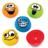 Baker Ross AW664 Funky Jumping Smiley Face Poppers (Pack of 12)