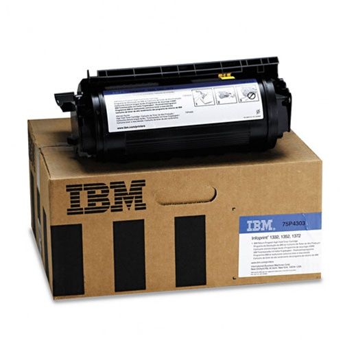 IBM 75P4303 Toner Cartridge - Zwart - 21000 pagina's - Compatibel met InfoPrint 1332, 1352, 1372