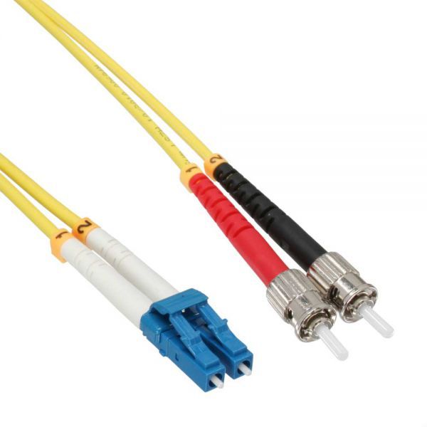 Inline Panda Inline LC - ST Duplex Optical Fiber Patch kabel - Single Mode OS2 - 2 meter