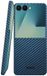 NEKIT Fiber Hoesje Geschikt voor Samsung Galaxy Z Flip 7 - Compatibel met MagSafe en Qi2 - High-Tech Kevlar - Back Cover Ultra Dun - Blauw