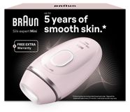 Braun Ontharingsapparaat met gepulseerd licht IPL Silk-Expert Mini PL1100 Roze