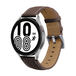 Samsung Premium Leather bandje - Donkerbruin - Galaxy Watch 7 / Galaxy Watch FE - 40mm & 44mm