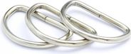 Anneaux semi-métalliques 30 mm, 10 pièces Anneaux en D pour ceinture, sac à dos, sac à main