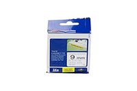 Gelamineerde Brother Gelamineerde tape zwart-wit 9 mm x 8 m voor Brother Labelling Tz-s221/tze-s221
