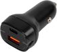 Start USB-autolader met 1 USB-A- en 1 USB-C-poort - snel opladen voor smartphones, tablets en elektronische apparaten