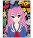LudoColor LudoColor Fluwelen schilderij Manga schoolmeisje, LUDO-LJE016