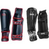 Kwon Protège-tibias de kickboxing avec velcro