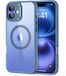 ESR Classic Hybrid HaloLock Hoesje Transparant Blauw Geschikt voor Apple iPhone 16