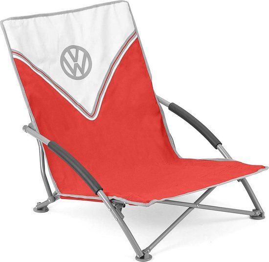 Volkswagen Lage Campingstoel Rood