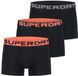 Superdry BOXER TRIPLE PACK Heren Onderbroek - Zwart/Oranje