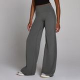 MyProtein MP Dames Tempo Petite Wide Leg Legging - Donkergrijs - L