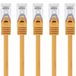 1aTTack.de CAT7 LAN Netwerkkabel 5x 10m RJ45 10Gbps S/FTP - Oranje