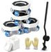 OEM Meubelrollers met wielen, set van 3, kunststof, 16 rollen