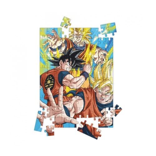 SD DISTRIBUCIONES Dragon Ball Z 3D Puzzel Lenticular Goku Saiyan - 100 Stukjes - 20 x 16 cm - SD Toys