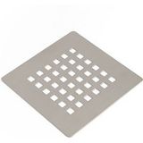Kiamami Valentina - Muse Grille de vidange de douche en acier inoxydable chromé