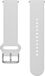 Polar Horlogebandje 20 mm Silicone Tunnel S-L Wit