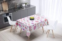 Bonamaison Tafelkleed, Anti-Mold, Sneldrogend, Waterdicht, 100% Polyester Tafellaken, Willekeurig patroon, 140 x 140 Cm - Ontworpen en Vervaardigd in Turkije