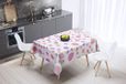 Bonamaison Tafelkleed, Anti-Mold, Sneldrogend, Waterdicht, 100% Polyester Tafellaken, Willekeurig patroon, 140 x 140 Cm - Ontworpen en Vervaardigd in Turkije