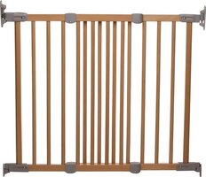 BabyDan Flexi Gate - Beuken - Traphekje - 69-106.5 cm - Bruin
