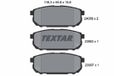 TEXTAR Set remblokken achter 2405801