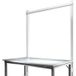 Manuflex ZB3832.7035 Aanbouw opbouwdeel zonder arm voor universele + professionele standaard aanbouw tafels, gebruiksh 1500 mm