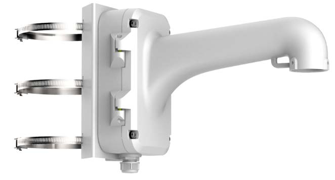 Hikvision DS-1604ZJ-Pole - Bewakingcamera's accessoires - Wit