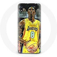 Maniacase Hoesje voor Samsung Galaxy A10 Kobe Bryant Dunk lakers 8 NBA Zwart