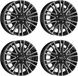 Dezent 4 Stuks KE donkere velgen, 7.5Jx18, 5x118, geschikt voor Citroen Jumper