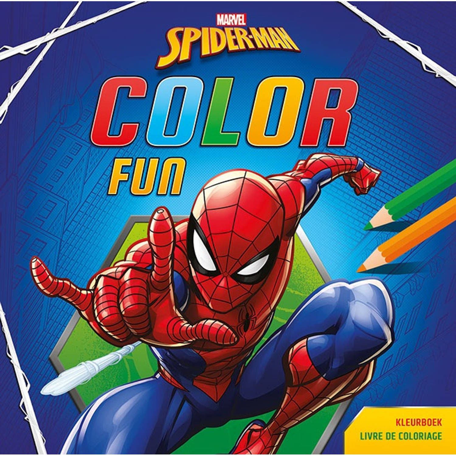 Marvel Spider-man Color Fun - 9789044761443