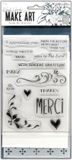 Ranger Industries - Wendy Vecchi Make Art Stamp, Die & Stencil Set Merci & More