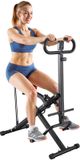 Latios Machine à squats - Entraîneur de fessiers - Squats profonds - Pliable - Avec 2 bandes de résistance - Noir/Rouge