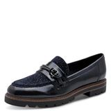 Marco Tozzi Dames Loafer Blauw Maat 40