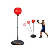 FFitness Punchingbal voor kinderen met afneembare bodem en verstelbare stang, bokszak voor training