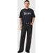AllSaints Snare Ss Crew Noir Lavé