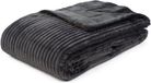Merkloos Gözze Plaid Cord Optik 100% polyester | tweelaags super zacht en warm | 150 x 200 cm | antraciet