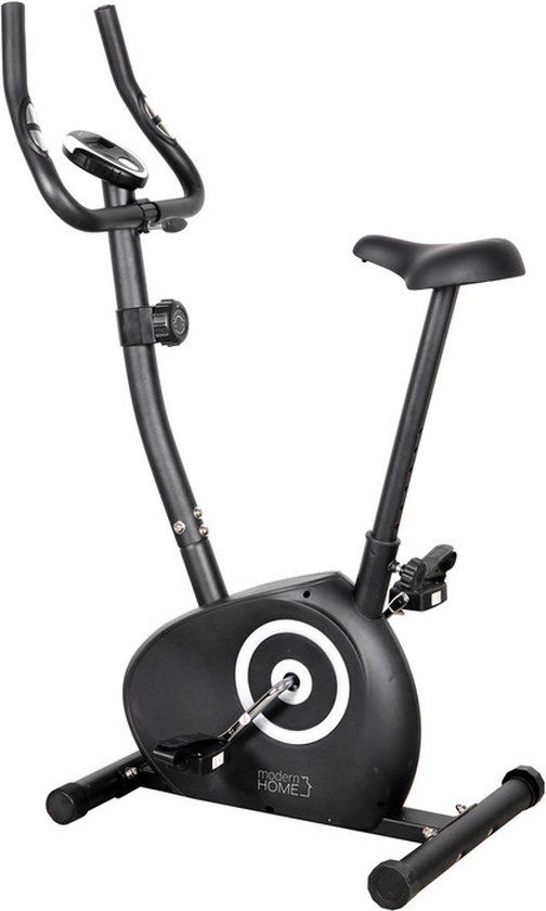 Hometrainer - Zwart - Magnetische Weerstand - Verstelbaar Zadel - 8 Programma's