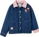 Vertbaudet Denim meisjesjas met ribkraag