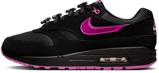 Nike Air Max 1 Valentine's Day Sneakers Unisex Zwart/Roze/Rood